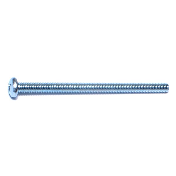 Midwest Fastener #10-32 x 3 in Phillips Pan Machine Screw, Zinc Plated Steel, 100 PK 07356 - main